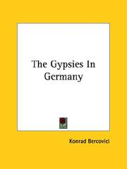 Cover of: The Gypsies In Germany by Konrad Bercovici