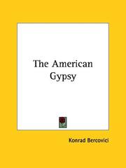 Cover of: The American Gypsy by Konrad Bercovici