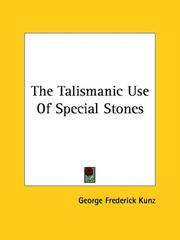 Cover of: The Talismanic Use Of Special Stones