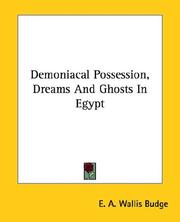 Cover of: Demoniacal Possession, Dreams And Ghosts In Egypt