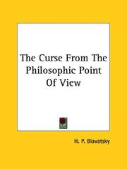 Cover of: The Curse From The Philosophic Point Of View