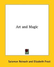 Cover of: Art and Magic