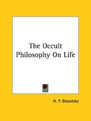 Cover of: The Occult Philosophy On Life