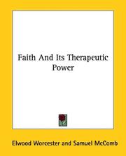 Cover of: Faith And Its Therapeutic Power