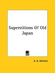Cover of: Superstitions Of Old Japan