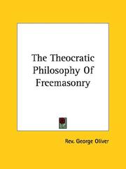 Cover of: The Theocratic Philosophy of Freemasonry