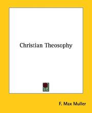 Cover of: Christian Theosophy by F. Max Müller