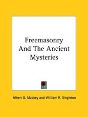 Cover of: Freemasonry and the Ancient Mysteries