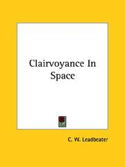Cover of: Clairvoyance In Space