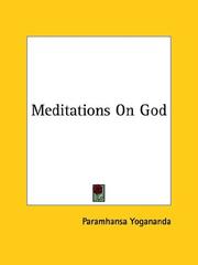 Cover of: Meditations On God