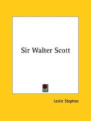 Cover of: Sir Walter Scott