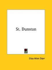 Cover of: St. Dunstan by Eliza Allen Starr