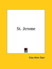 Cover of: St. Jerome by Eliza Allen Starr