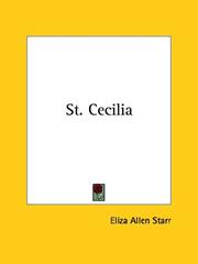 Cover of: St. Cecilia by Eliza Allen Starr