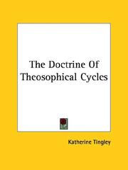 Cover of: The Doctrine Of Theosophical Cycles