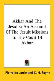 Cover of: Akbar and the Jesuits by Pierre Du Jarric