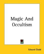 Cover of: Magic and Occultism | Edward Clodd