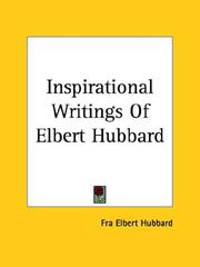 Cover of: Inspirational Writings Of Elbert Hubbard