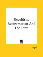 Cover of: Occultism, Reincarnation And The Tarot