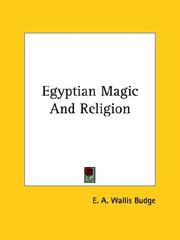 Cover of: Egyptian Magic And Religion