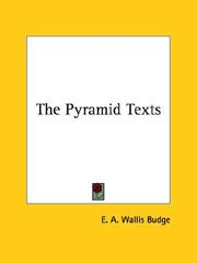 Cover of: The Pyramid Texts