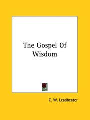 Cover of: The Gospel Of Wisdom