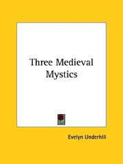 Cover of: Three Medieval Mystics