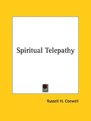 Cover of: Spiritual Telepathy by Russell Herman Conwell