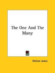 Cover of: The One and the Many by William James