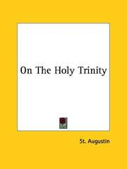 Cover of: On The Holy Trinity