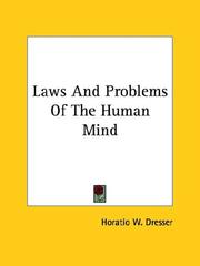 Cover of: Laws And Problems Of The Human Mind