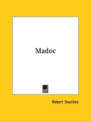 Cover of: Madoc by Robert Southey