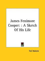 Cover of: James Fenimore Cooper: : A Sketch Of His Life