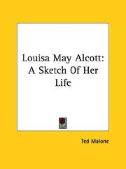 Cover of: Louisa May Alcott: A Sketch Of Her Life