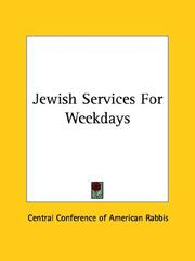 Cover of: Jewish Services For Weekdays