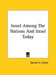 Cover of: Israel Among The Nations And Israel Today