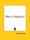 Cover of: What Is Telepathy?