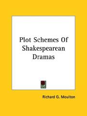 Cover of: Plot Schemes Of Shakespearean Dramas