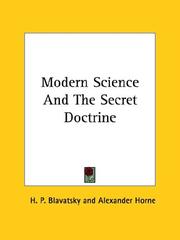 Cover of: Modern Science And The Secret Doctrine | H. P. Blavatsky