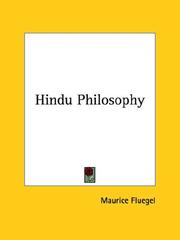 Cover of: Hindu Philosophy by Maurice Fluegel