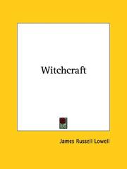 Cover of: Witchcraft