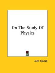 Cover of: On The Study Of Physics