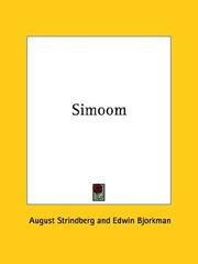 Cover of: Simoom by August Strindberg