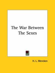 Cover of: The War Between The Sexes