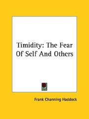 Cover of: Timidity | Frank Channing Haddock