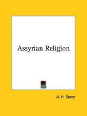 Cover of: Assyrian Religion
