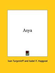Cover of: Asya by Ivan Sergeevich Turgenev