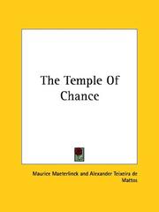 Cover of: The Temple Of Chance