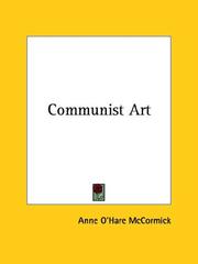 Cover of: Communist Art | Anne O
