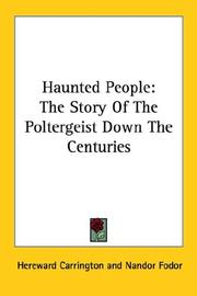 Cover of: Haunted People: The Story Of The Poltergeist Down The Centuries
